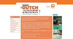 Desktop Screenshot of dutchjunior.com
